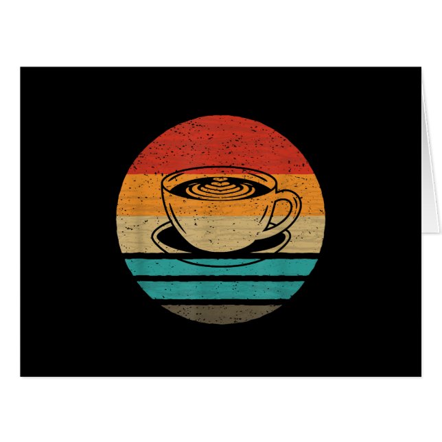 Coffee Retro Style Vintage (Front Horizontal)