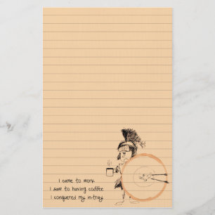 coffee ring art stationery