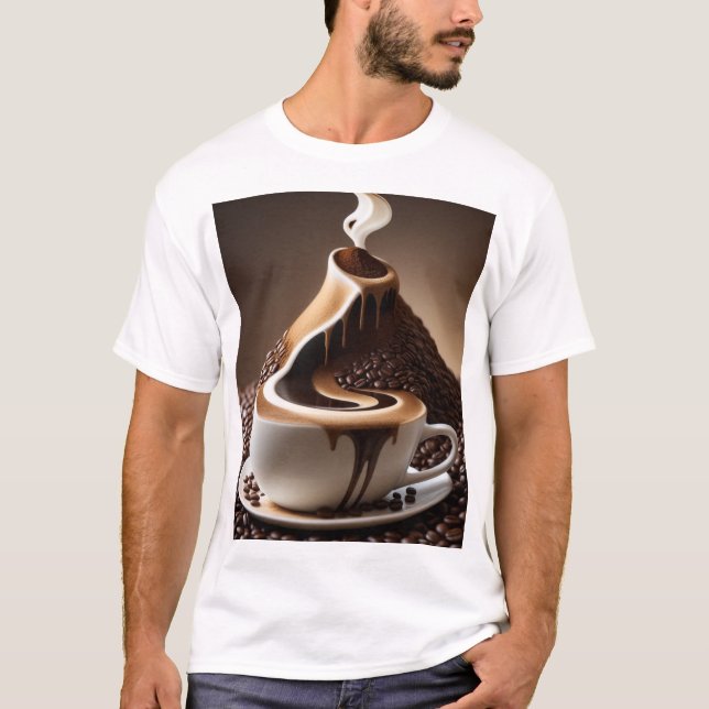 Coffee River Flow T-Shirt (Front)