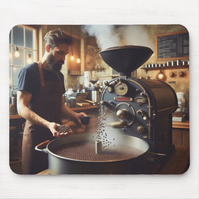 Coffee Roaster Mouse Pad (Front)