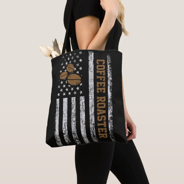 Coffee Roaster Tote Bag (Close Up)
