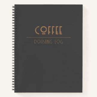 Coffee Roasting Log Notebook