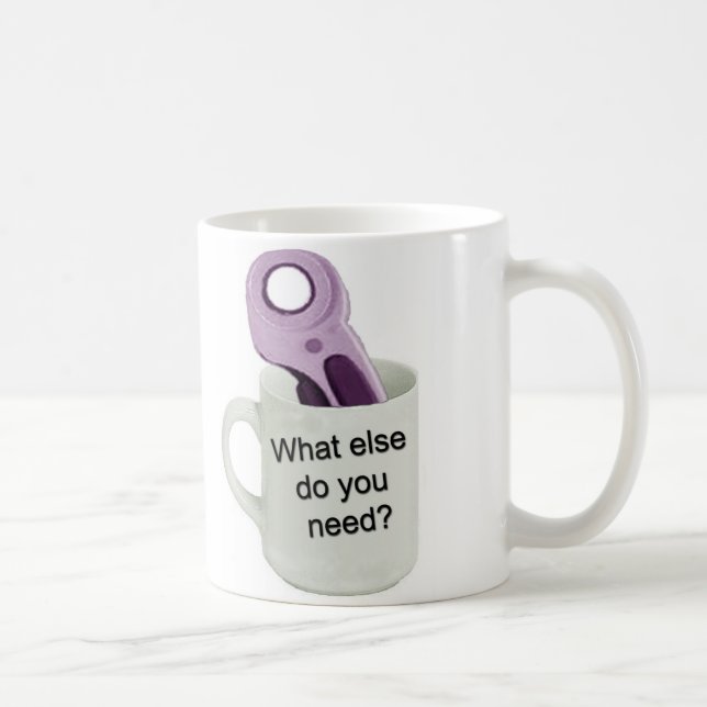 Coffee+Rotary Cutter Coffee Mug (Right)