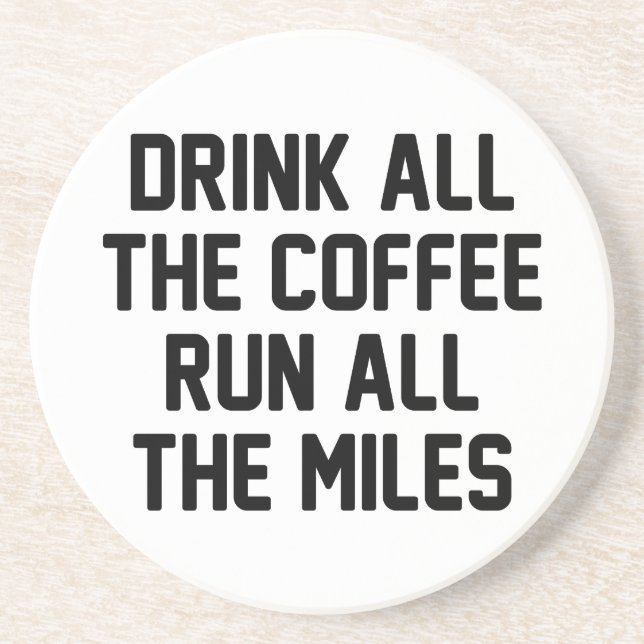 Coffee & Run Coaster (Front)