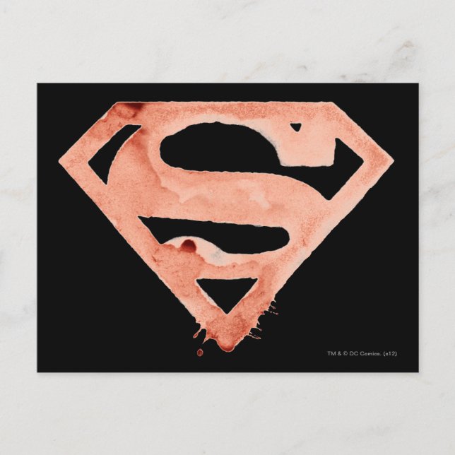 Coffee S Symbol - Red Postcard (Front)