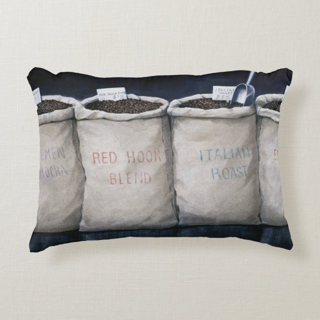 Coffee Sacks 1990 Accent Pillow (Front)