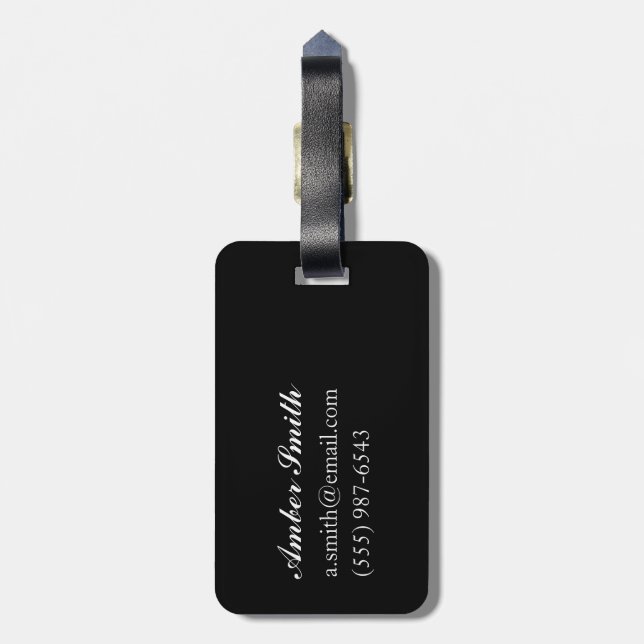 Coffee Sacks 1990 Luggage Tag (Back Vertical)