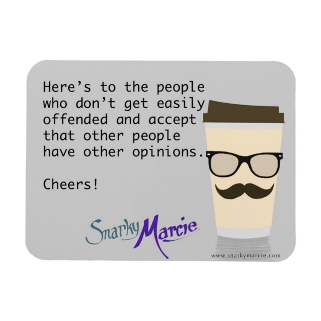 Coffee Sarcasm Magnet (Horizontal)