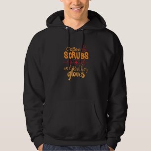 Coffee Scrubs And Rubber Gloves Nurse Nursing Hoodie