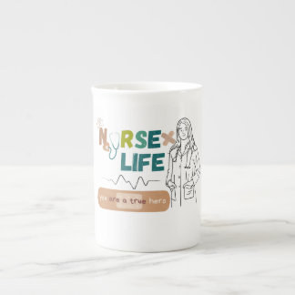 "Coffee, Scrubs, and Saving Lives – Nurse Life Mug