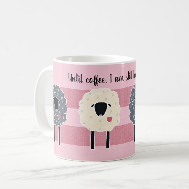 Coffee  Sheep Mug (Front Left)