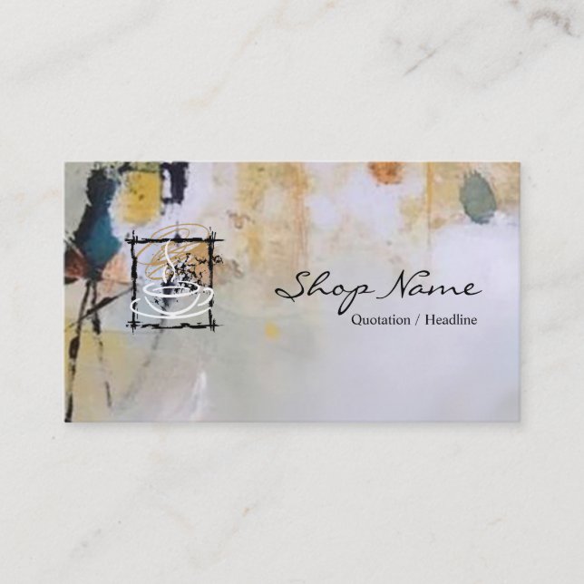 Coffee Shop Business Card (Front)