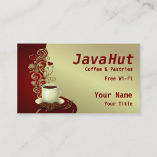 Coffee Shop Business Card