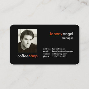 Coffee Shop Business Cards