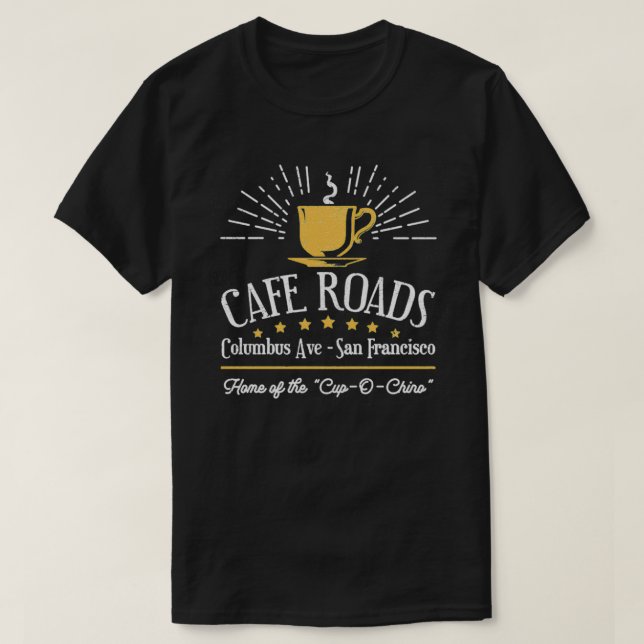 Coffee Shop from So I Married an Axe Murderer Shir T-Shirt (Design Front)