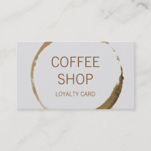 Coffee Shop Loyalty Card