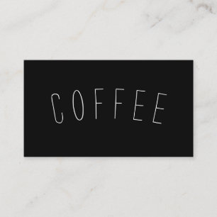 Coffee Shop Loyalty Simple Curve Punch