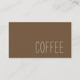 Coffee Shop Loyalty Simple Punch Card