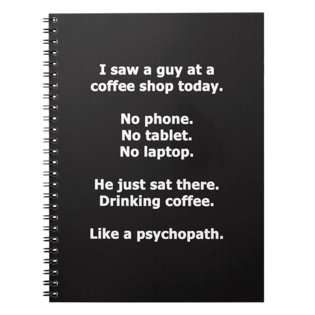 Coffee Shop Notebook (Front)