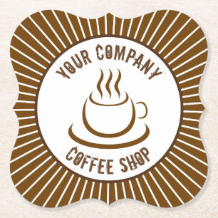 Coffee Shop Paper Coaster