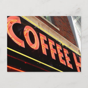 Coffee Shop Postcard