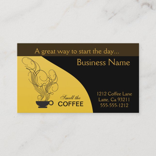Coffee Shop Punch Card (Front)