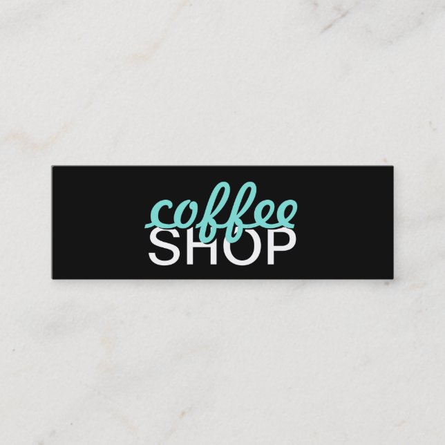 coffee shop punch card (Front)