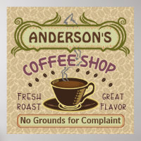 Coffee Shop with Cup Create Your Own Personalized