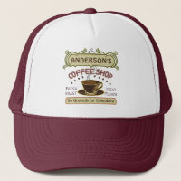 Coffee Shop with Cup Create Your Own Personalized