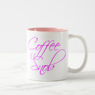 Coffee Snob Two-Tone Coffee Mug