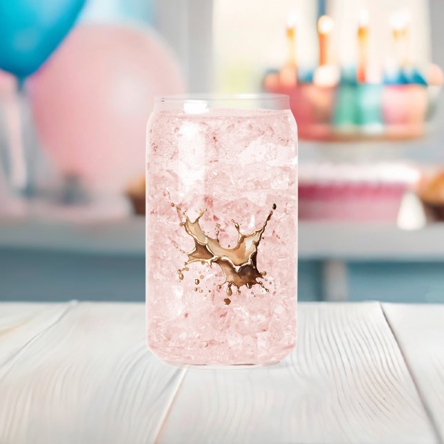 Coffee Spill Can Glass (Insitu (Baby Shower))