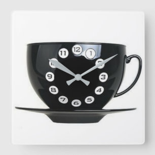 Coffee Square Wall Clock