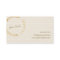 Coffee Stained Handwriting Script Calling Card