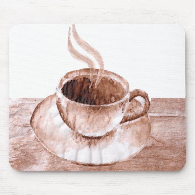 coffee stained mouse pad (Front)