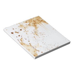 coffee stains notepad