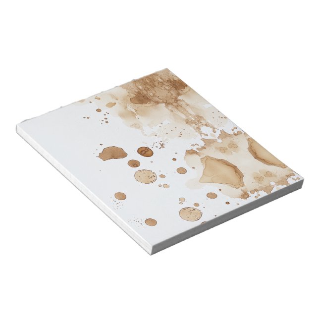 coffee stains notepad (Angled)