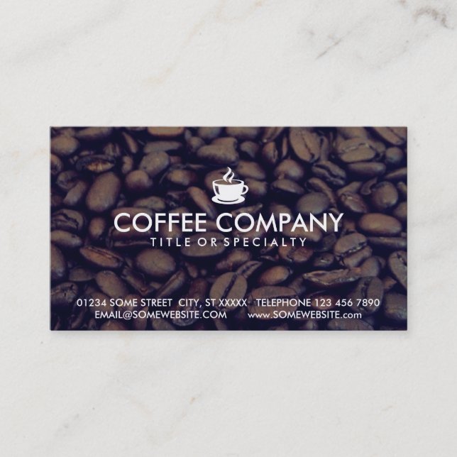 coffee stamp card (Front)