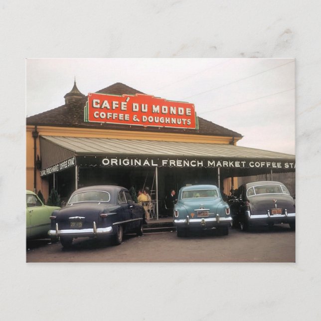 Coffee Stand, New Orleans Card (Front)