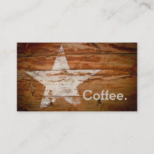 Coffee Star Loyalty Coffee Punch-Card Card