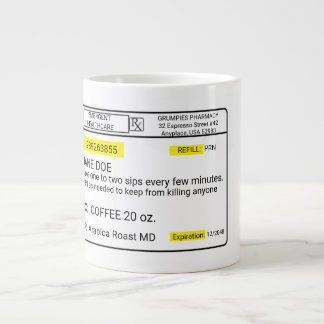 COFFEE STAT LARGE COFFEE MUG