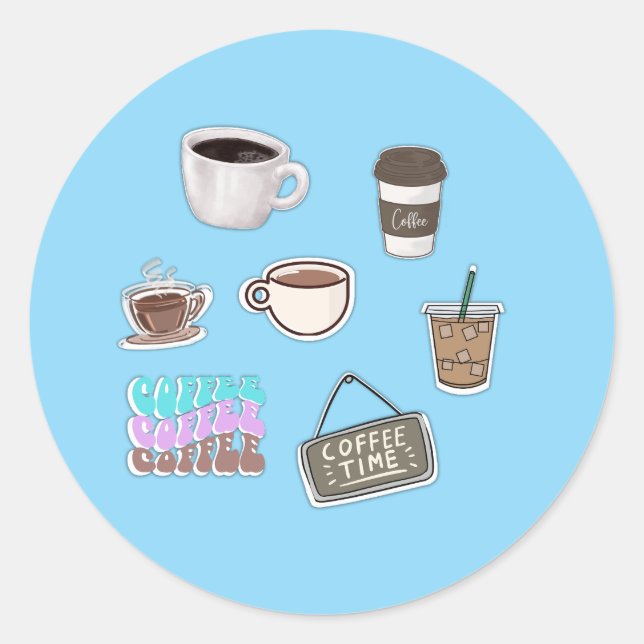 Coffee stickers (Front)