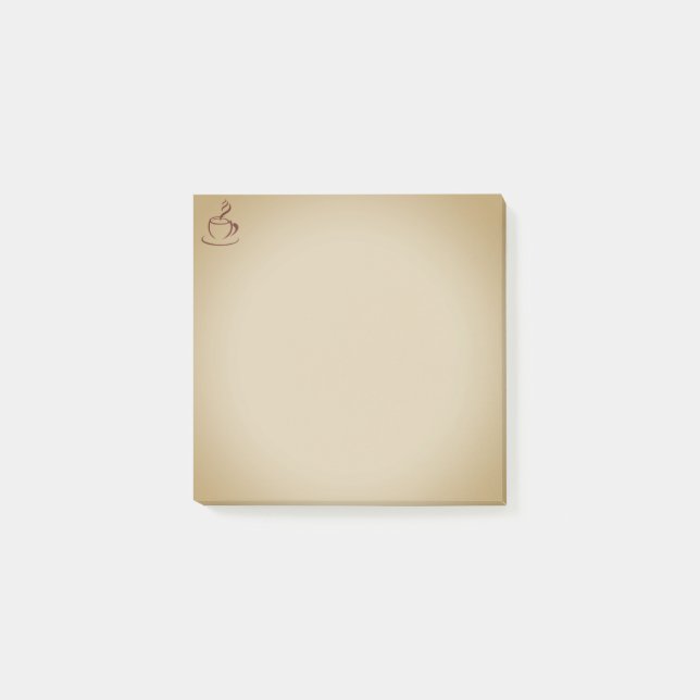 Coffee Sticky Notes Printable | Cozy Minimal Memo  (Front)
