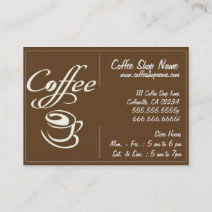Coffee Store Punch Cards