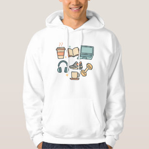 Coffee, Study, Fitness & Work – Minimal Lifestyle Hoodie