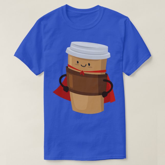 Coffee Superhero T-Shirt (Design Front)