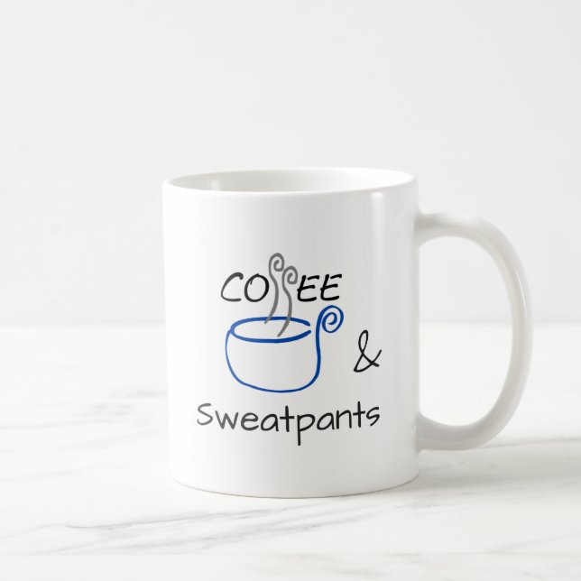 Coffee & Sweatpants Mug (Right)