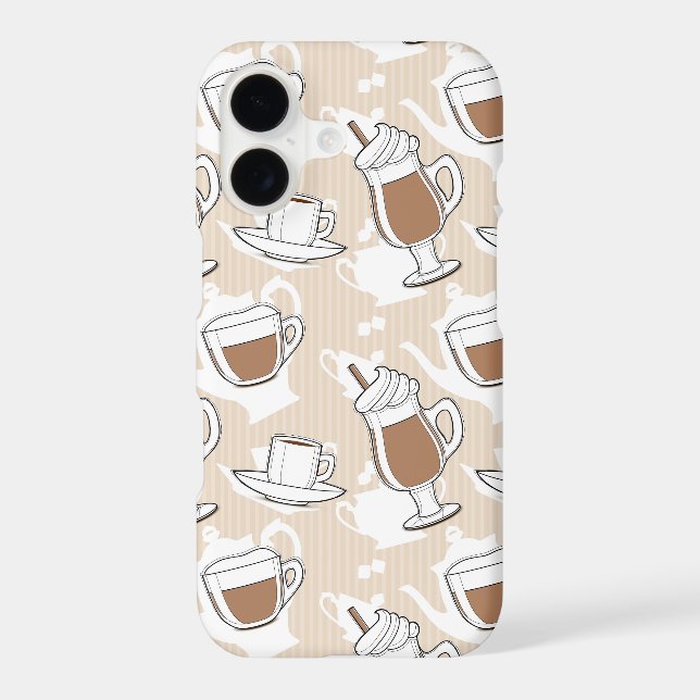 Coffee, sweet pattern (Back)