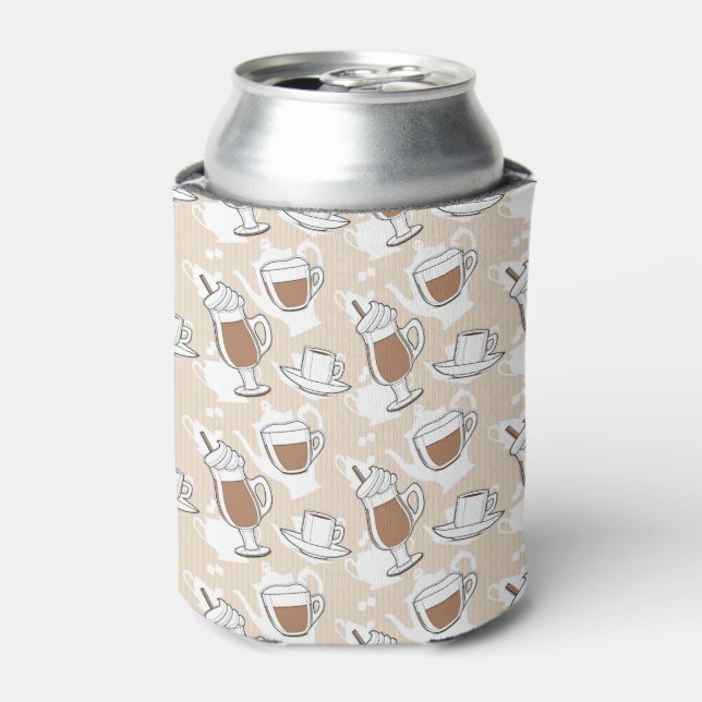 Coffee, sweet pattern can cooler (Can Front)