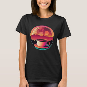 Coffee Synthwave 80s Retrowave Aesthetic  1 T-Shirt