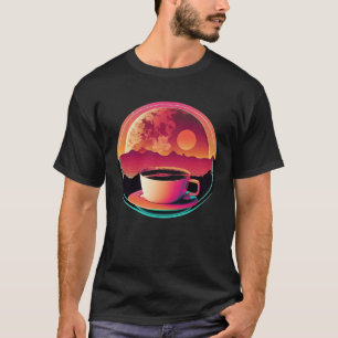 Coffee Synthwave 80s Retrowave Aesthetic  1 T-Shirt